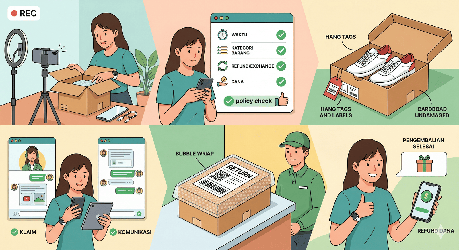 Ini Cara Mudah dan Tepat Melakukan Retur Barang!