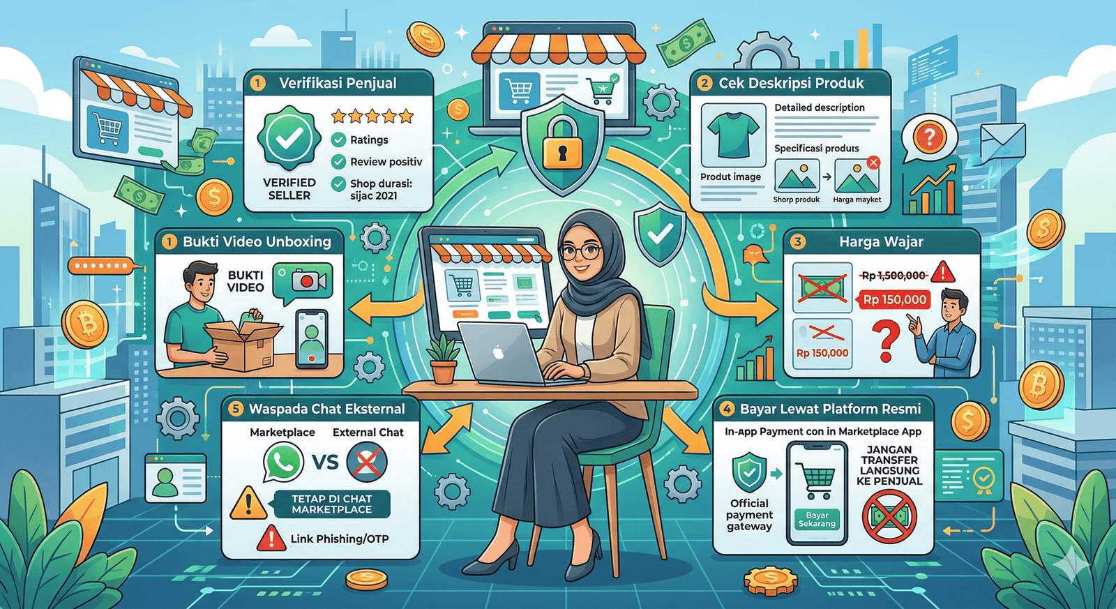 Tips Cerdas Belanja Online: Panduan Terlengkap Menghindari Penipuan di Marketplace