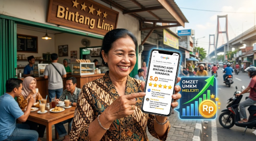 Kekuatan Bintang 5: Bagaimana Review Google Bisa Menggandakan Omzet UMKM Kamu