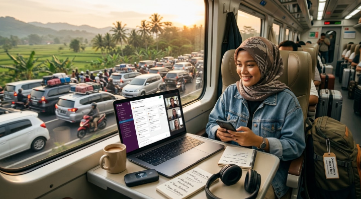 Tetap Standby di Tengah Arus Mudik: Cara Agency Mengatur Workflow Remote Selama Lebaran