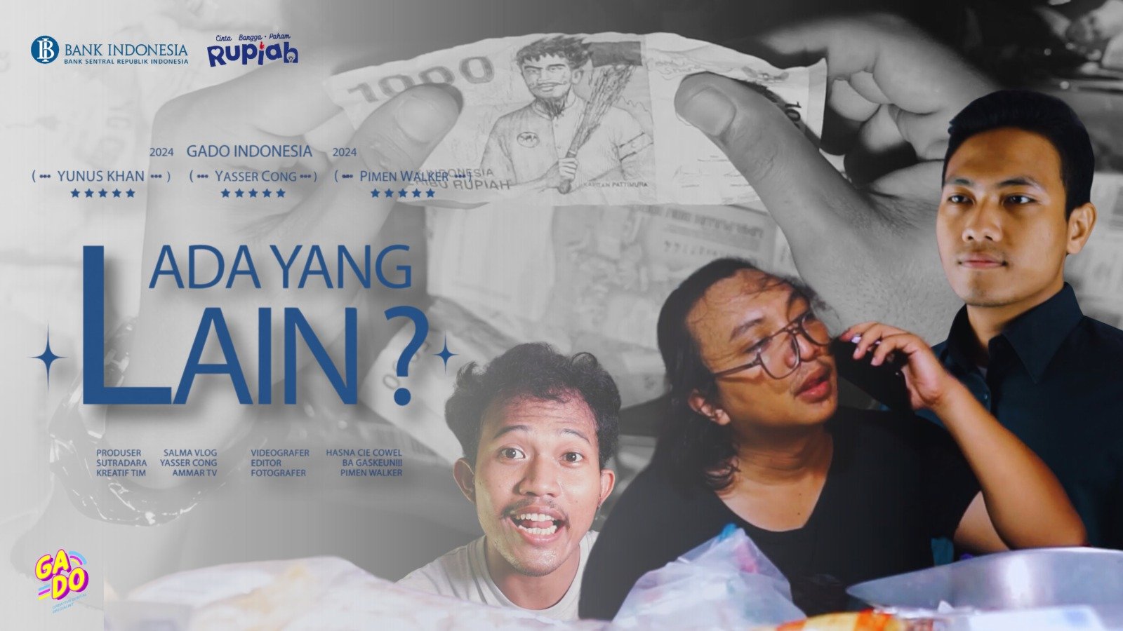 'Ada Yang Lain?' bercerita tentang Bagas seorang anak muda yang sangat mencintai kerapihan dan keteraturan, termasuk juga dalam hal keuangan. 
Bagas selalu ingin mengupayakan mendapatkan rupiah dengan kondisi terbaik karena itu cara dia menghargai dan bangga atas rupiah Indonesia.
Bagaimana dengan kita? Sudahkan kita mengusahakan menjaganya?